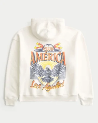 Sweat à capuche graphique Boxy Club América Las Águillas