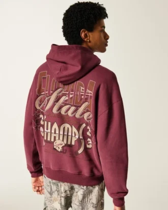 Sweat à capuche graphique Boxy Florida State University Seminoles