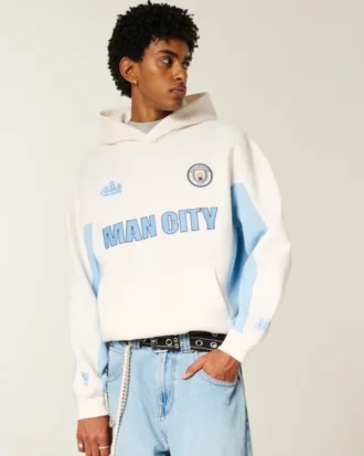 Sweat à capuche graphique Boxy Manchester City F.C. Sweat à capuche graphique Boxy Manchester City F.C.