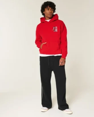 Sweat à capuche graphique Boxy North Carolina State University Wolfpack