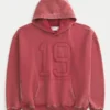 Sweat à capuche graphique Boxy Number