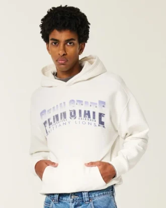 Sweat à capuche graphique Boxy Penn State University Nittany Lions