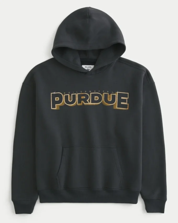 Sweat à capuche graphique Boxy Purdue University Sweat à capuche graphique Boxy Purdue University