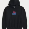 Sweat à capuche graphique Boxy The Rock Sweat à capuche graphique Boxy The Rock