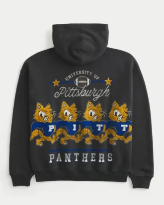 Sweat à capuche graphique Boxy University of Pittsburgh Panthers