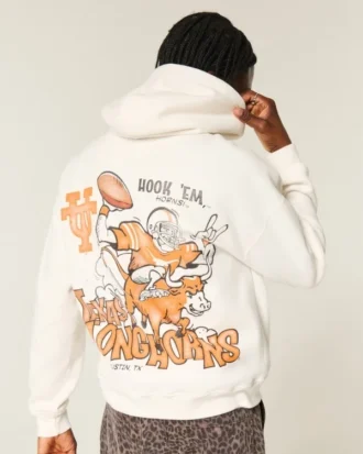 Sweat à capuche graphique Boxy University of Texas at Austin Longhorns