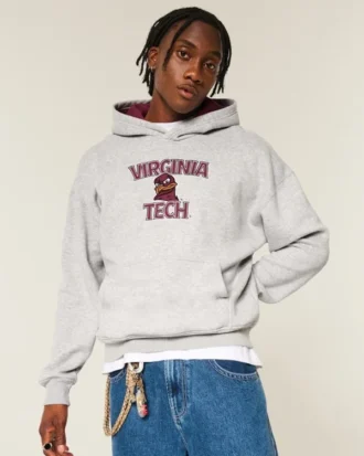 Sweat à capuche graphique Boxy Virginia Tech Hokies