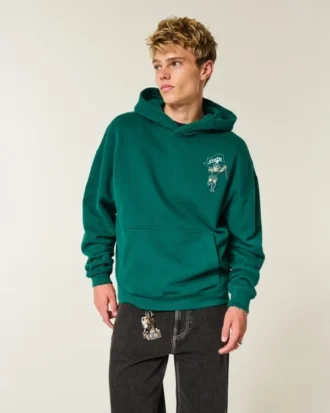 Sweat à capuche graphique carré Michigan State University Spartans