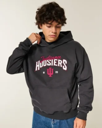 Sweat à capuche graphique Indiana University Hoosiers
