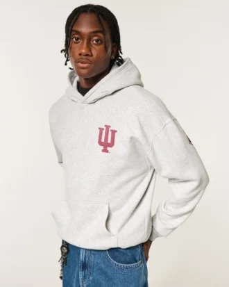 Sweat à capuche graphique Indiana University Hoosiers