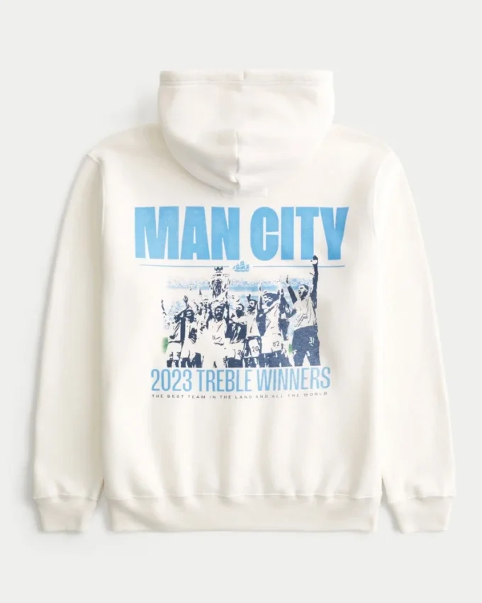 Sweat à capuche graphique Manchester City décontracté Sweat à capuche graphique Manchester City décontracté