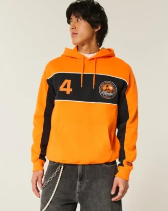 Sweat à capuche graphique McLaren décontracté