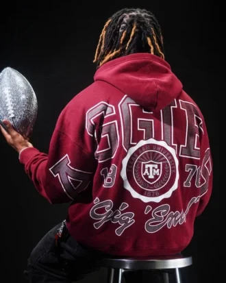 Sweat à capuche graphique Texas A&M University Aggies