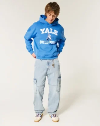 Sweat à capuche graphique Yale Bulldogs