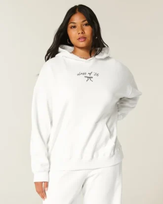 Sweat à capuche oversize avec imprimé « Class of &rsquo;26 »