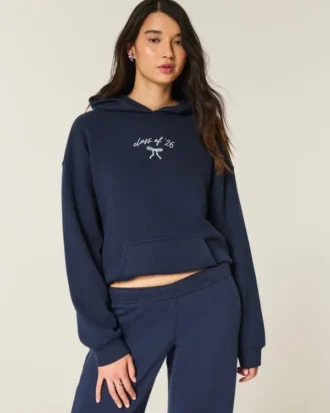 Sweat à capuche oversize avec imprimé « Class of &rsquo;26 »