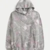 Sweat à capuche oversize camouflage