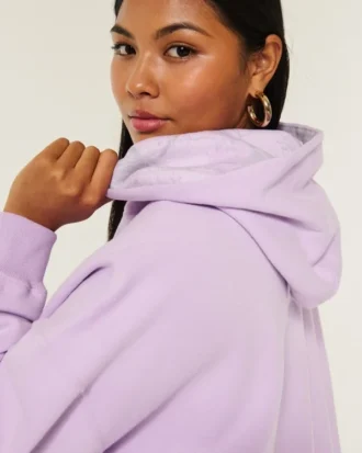 Sweat à capuche oversize doublé camouflage