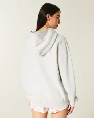Sweat à capuche oversize pour seniors