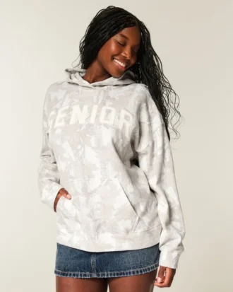 Sweat à capuche oversize Senior Graphic Camo Sweat à capuche oversize Senior Graphic Camo
