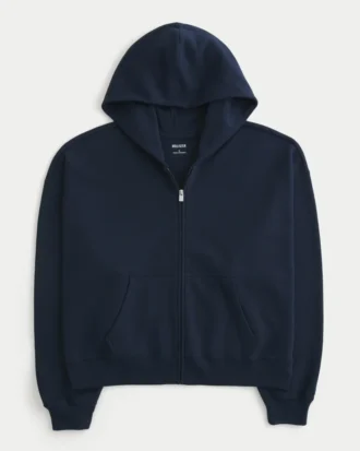 Sweat à capuche oversize zippé