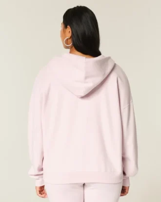 Sweat à capuche oversize zippé