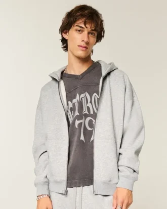 Sweat à capuche zippé