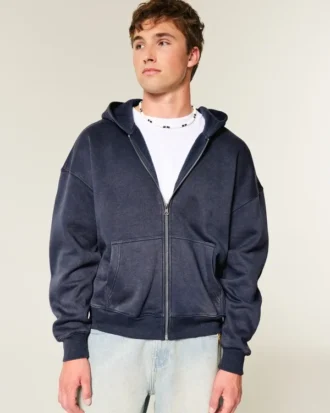 Sweat à capuche zippé