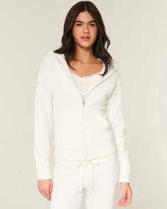 Sweat à capuche zippé