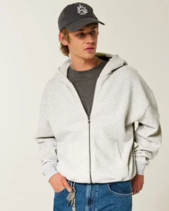 Sweat à capuche zippé