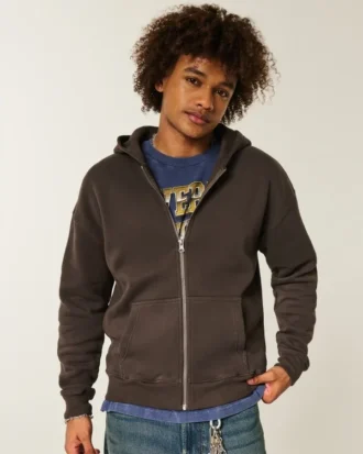 Sweat à capuche zippé