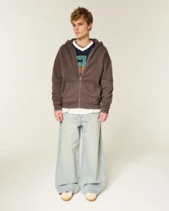 Sweat à capuche zippé
