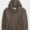 Sweat à capuche zippé