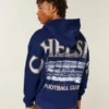 Sweat à capuche zippé avec motif Chelsea Football Club Sweat à capuche zippé avec motif Chelsea Football Club