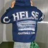 Sweat à capuche zippé avec motif Chelsea Football Club Sweat à capuche zippé avec motif Chelsea Football Club
