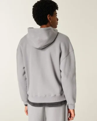 Sweat à capuche zippé Boxy avec double motif serpent