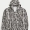 Sweat à capuche zippé Boxy Camo Sweat à capuche zippé Boxy Camo