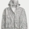 Sweat à capuche zippé Boxy Camo Sweat à capuche zippé Boxy Camo