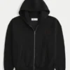 Sweat à capuche zippé Boxy Good Luck Graphic Sweat à capuche zippé Boxy Good Luck Graphic