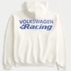 Sweat à capuche zippé Boxy Volkswagen Racing Graphic