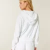 Sweat à capuche zippé en tissu éponge Sweat à capuche zippé en tissu éponge