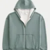Sweat à capuche zippé et doublé thermique Sweat à capuche zippé et doublé thermique