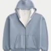 Sweat à capuche zippé et doublé thermique Sweat à capuche zippé et doublé thermique