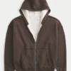 Sweat à capuche zippé et doublé thermique Sweat à capuche zippé et doublé thermique