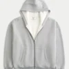 Sweat à capuche zippé et doublé thermique Sweat à capuche zippé et doublé thermique