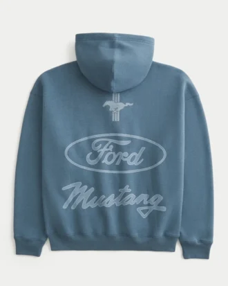 Sweat à capuche zippé Ford Mustang à motif Sweat à capuche zippé Ford Mustang à motif