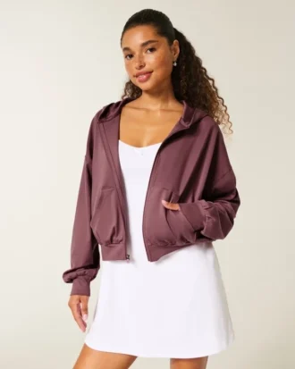 Sweat à capuche zippé Gilly Hicks Active Recharge Easy