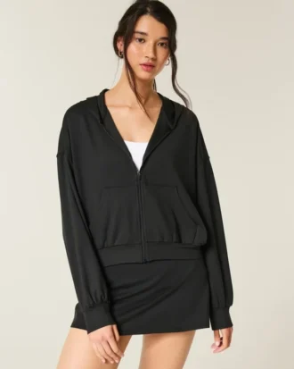 Sweat à capuche zippé Gilly Hicks Active Recharge Easy Sweat à capuche zippé Gilly Hicks Active Recharge Easy