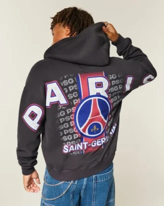 Sweat à capuche zippé graphique Paris Saint-Germain F.C.