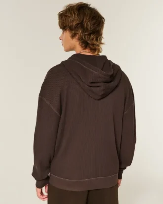 Sweat à capuche zippé thermique
